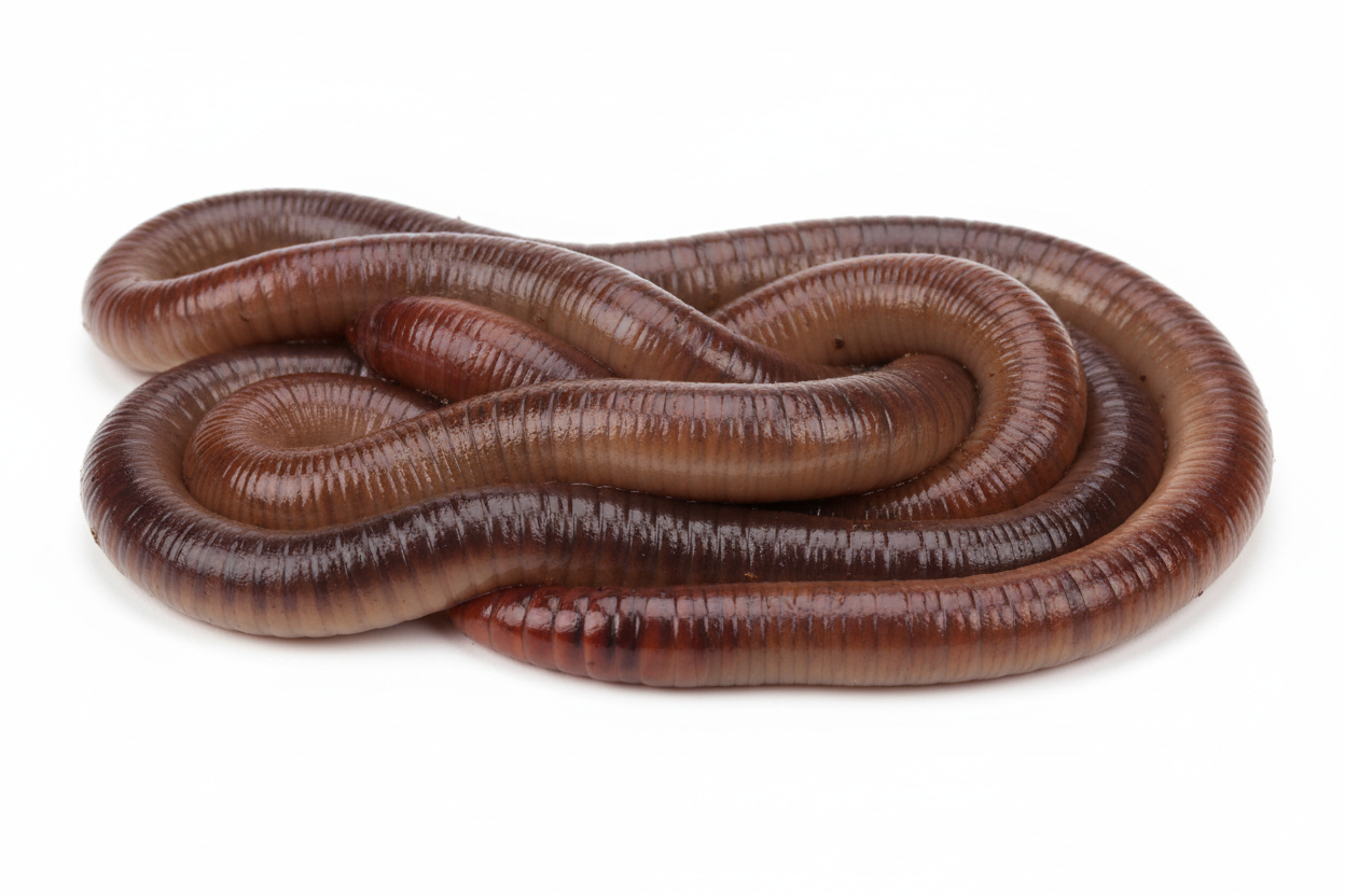 Lange dikke dauwpieren witte achtergrond